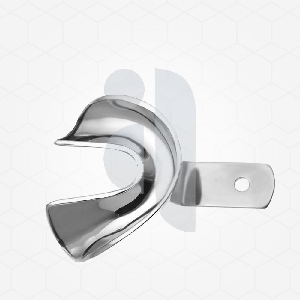 2 Large Impression Tray Full Denture Lower Solid