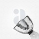 2 Large Impression Tray, Upper, Perforated
