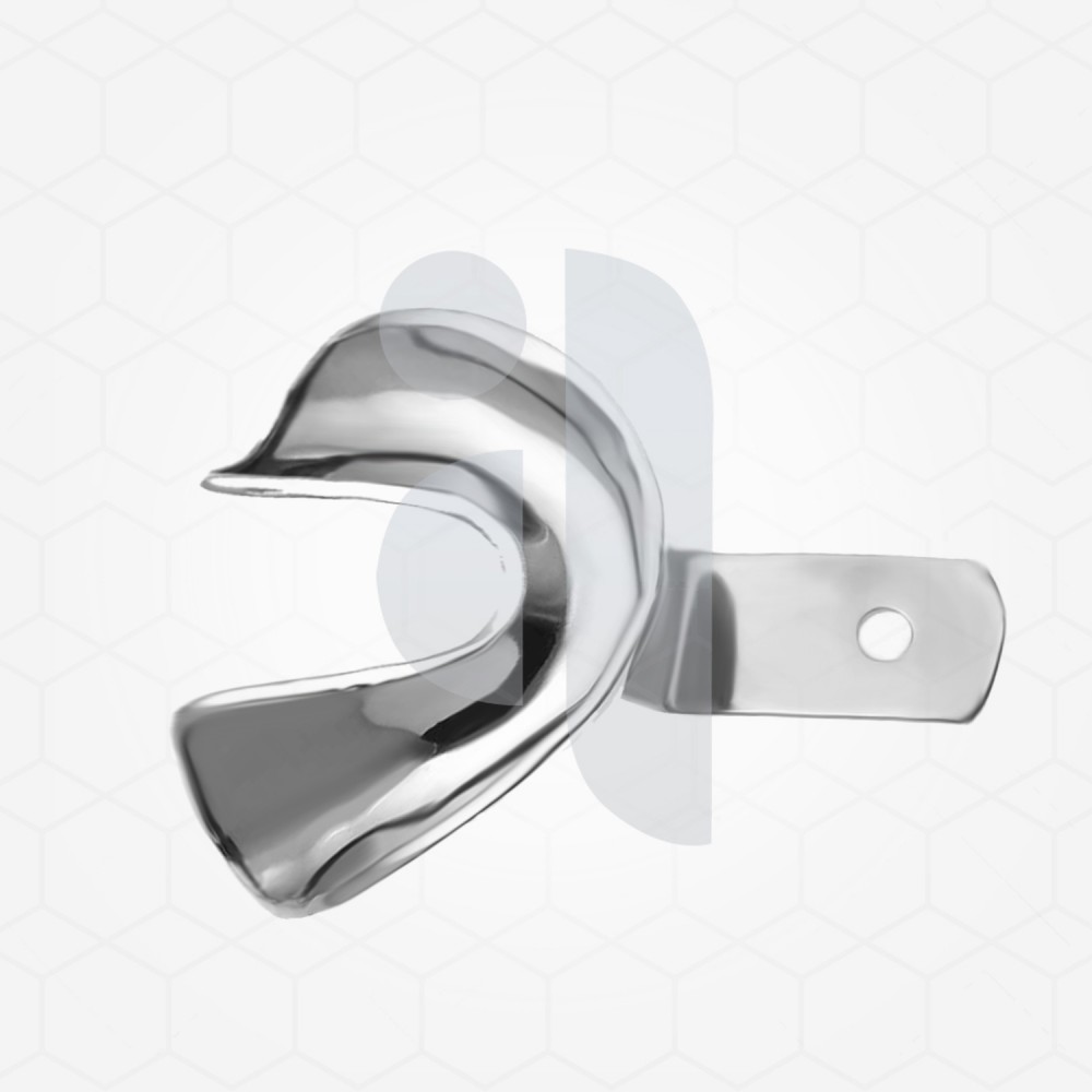 3 Medium Impression Tray Full Denture Lower Solid