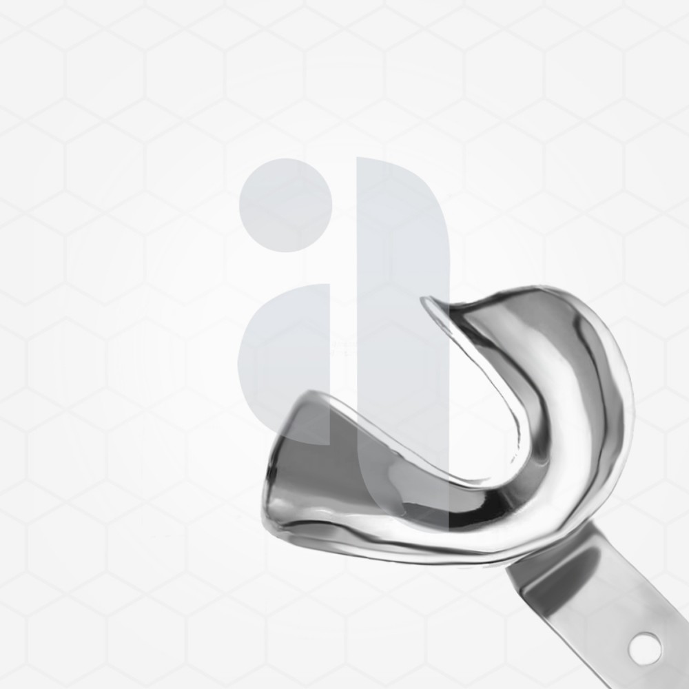 3 Medium Impression Tray Full Denture Lower Solid