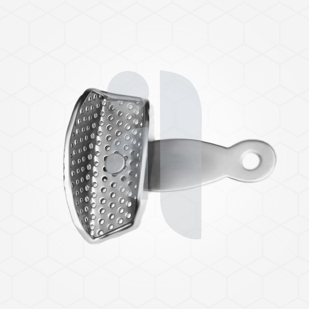 Swivel Impression Tray, Upper And Lower Anteriors Perforated