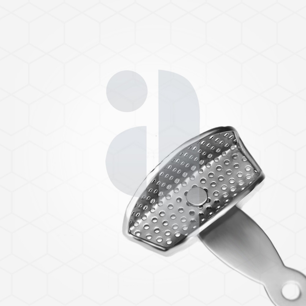 Swivel Impression Tray, Upper And Lower Anteriors Perforated