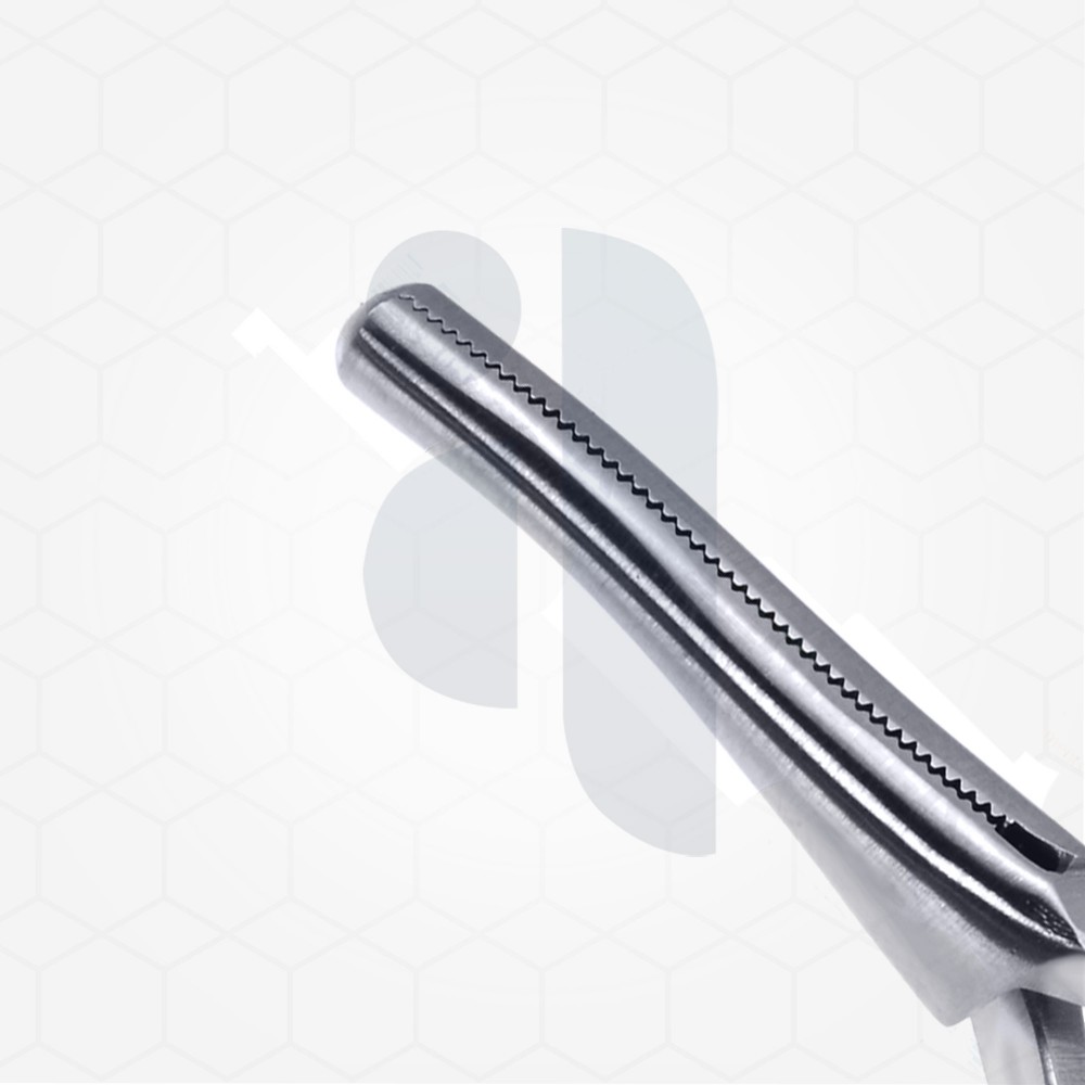 Johns Hopkins Bulldog Clamp Curved, Atraumatic Serrated Jaws