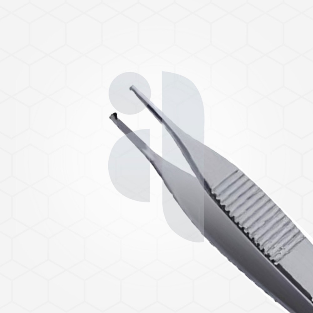 Adson Tissue Forceps 1x2 teeth, Serrated TC