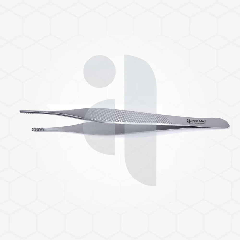 Brown Side-Grasping Tissue Forceps 6"