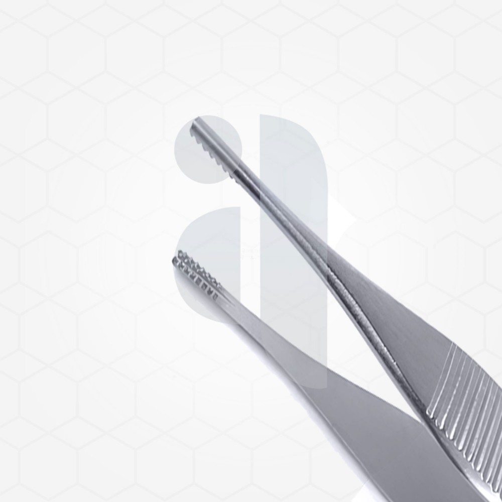 Brown Side-Grasping Tissue Forceps 6"