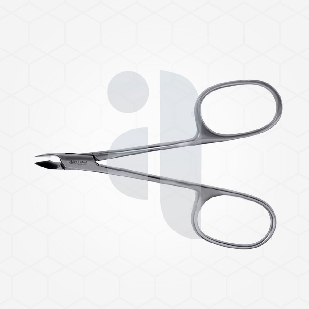 Cuticle Nipper Forceps, Straight, 6.0 mm Jaws