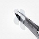 Cuticle Nipper Forceps, Straight, 6.0 mm Jaws