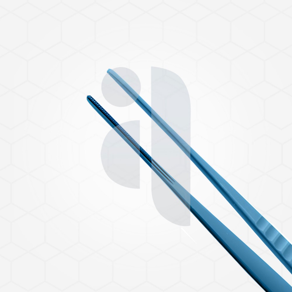 DeBakey Vascular Tissue Forceps, 6" Titanium