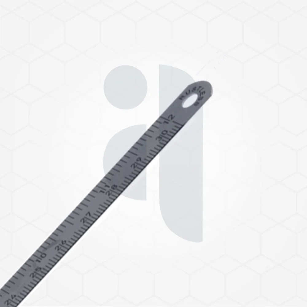 Metal Medical Ruler Medical Ruler 12 | AzeeMed Instruments