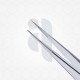 Splinter Forceps 4 1/2" Serrated Tips, Flat Handle