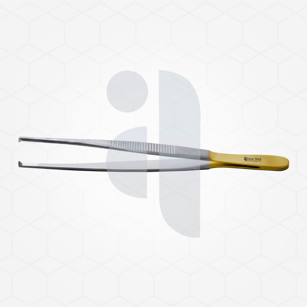Tissue Forceps 7 " 1x2 Teeth, TC Platforms