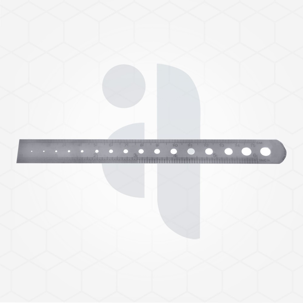 K-Wire Ruler And Pin Gauge 