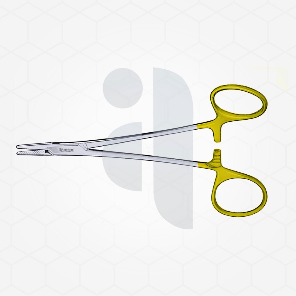 Neivert Needle Holder 5", Serrated TC Jaws