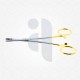 Olsen-Hegar Needle Holder/Suture Scissors 5'' Serrated TC Jaws