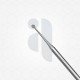  Dental 2/4 Molt Bone Curette
