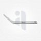 Miniature angled round tip sharp all around blade