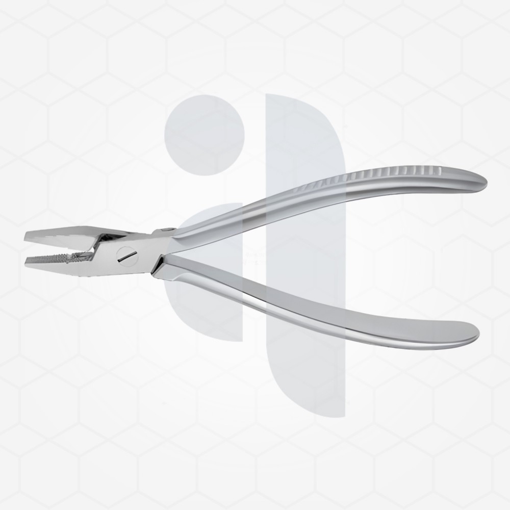 Flat Nose Plier Crosswise Grooves Flat Nose Plier Crosswise Grooves