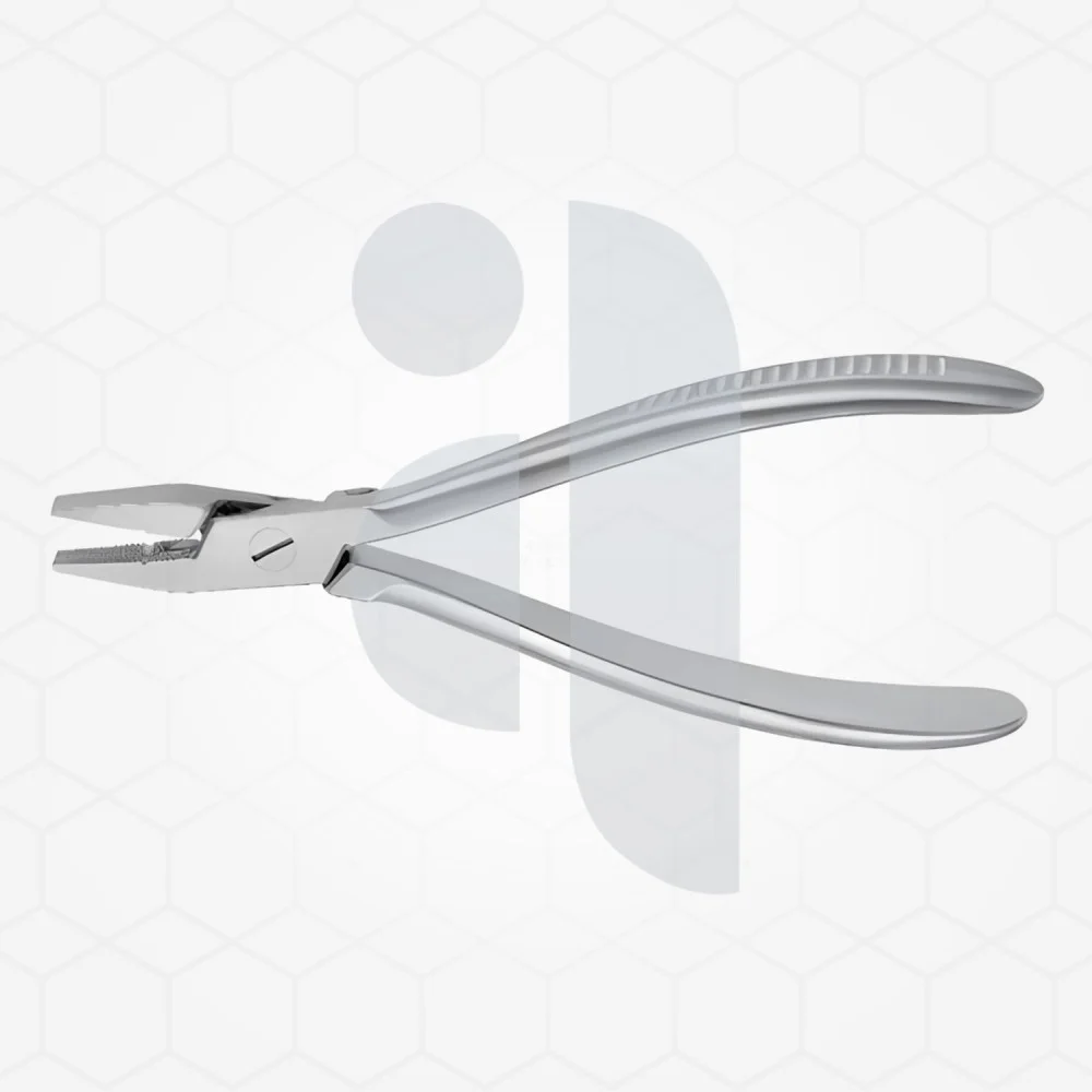 Flat Nose Plier Crosswise Grooves | AzeeMed Instruments