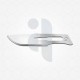 Carbon steel surgical blades, #10 blade size