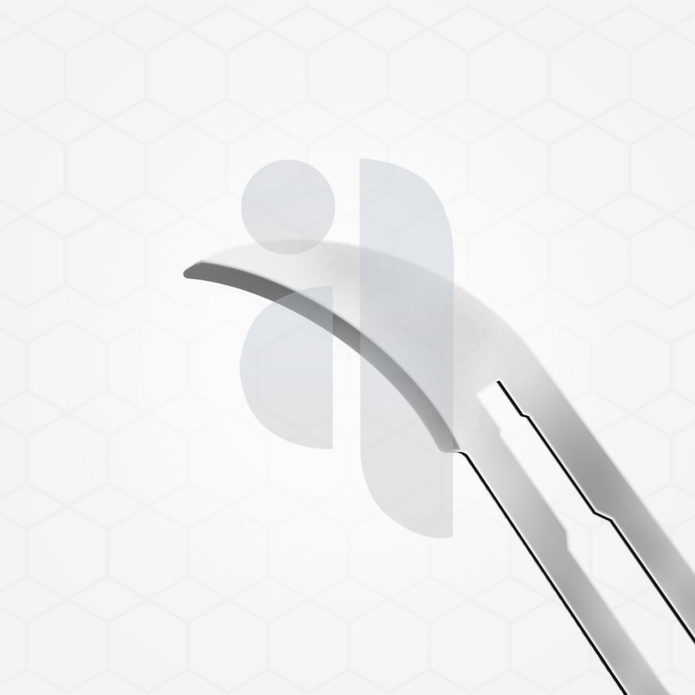 Carbon steel surgical blades, #12 blade size,