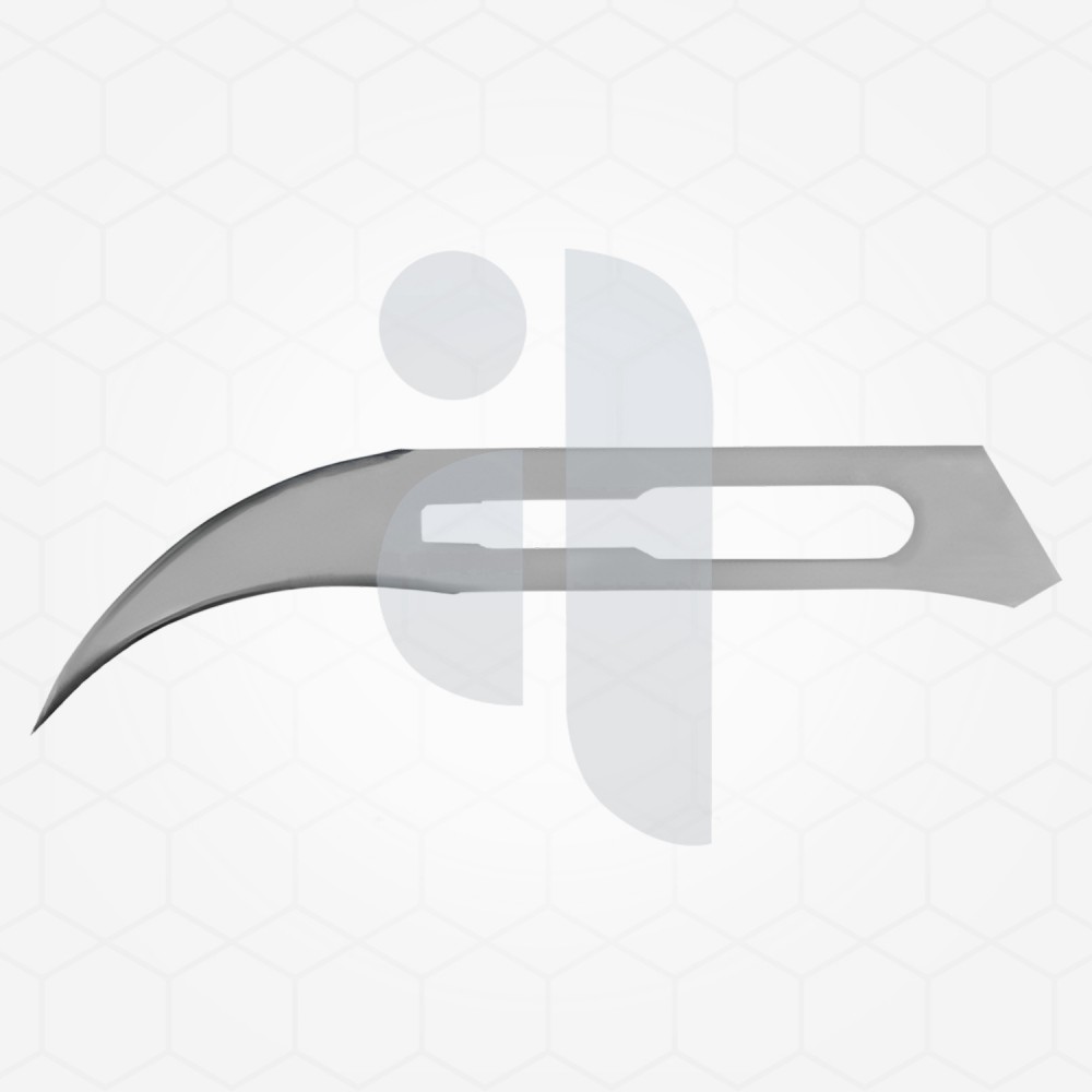 Carbon steel surgical blades, #12B blade size