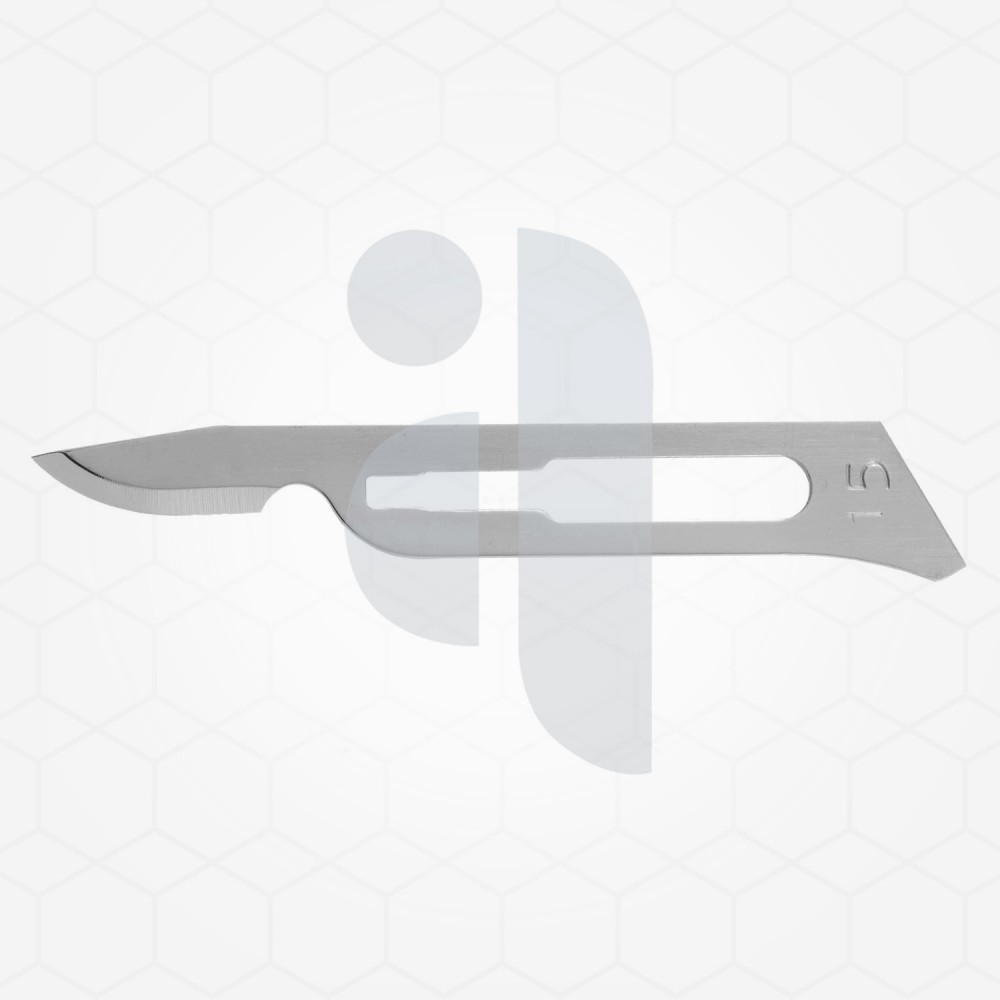 Carbon steel surgical blades, #15C blade size