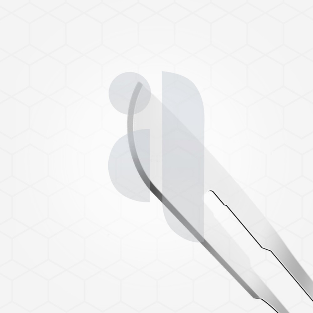 Carbon steel surgical blades, #21 blade size,