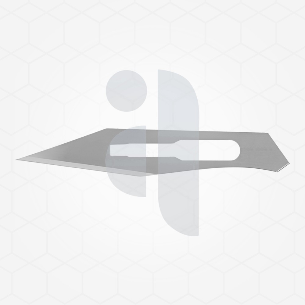 Carbon steel surgical blades, #25 blade size,