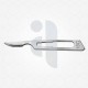 Stainless steel surgical blades, #15C blade size