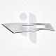 Stainless steel surgical blades, #25 blade size