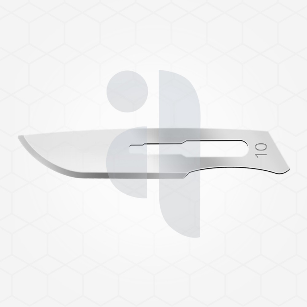 Stainless steel surgical blades, #10 blade size,
