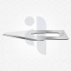 Stainless steel surgical blades, #11 blade size,