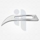 Stainless steel surgical blades, #12 blade size