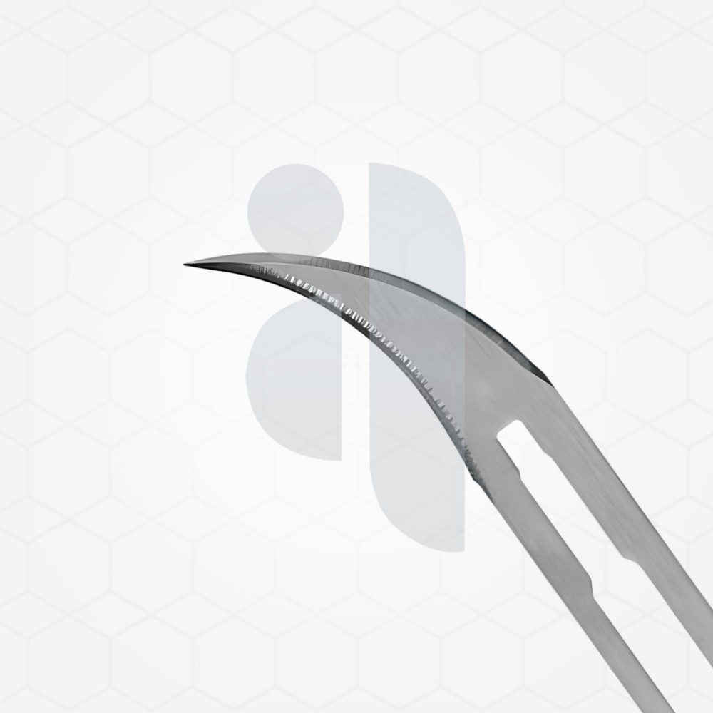 Stainless steel surgical blades, #12B blade size Stainless steel surgical blades, #12B blade size