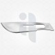 Stainless steel surgical blades, #22 blade size,