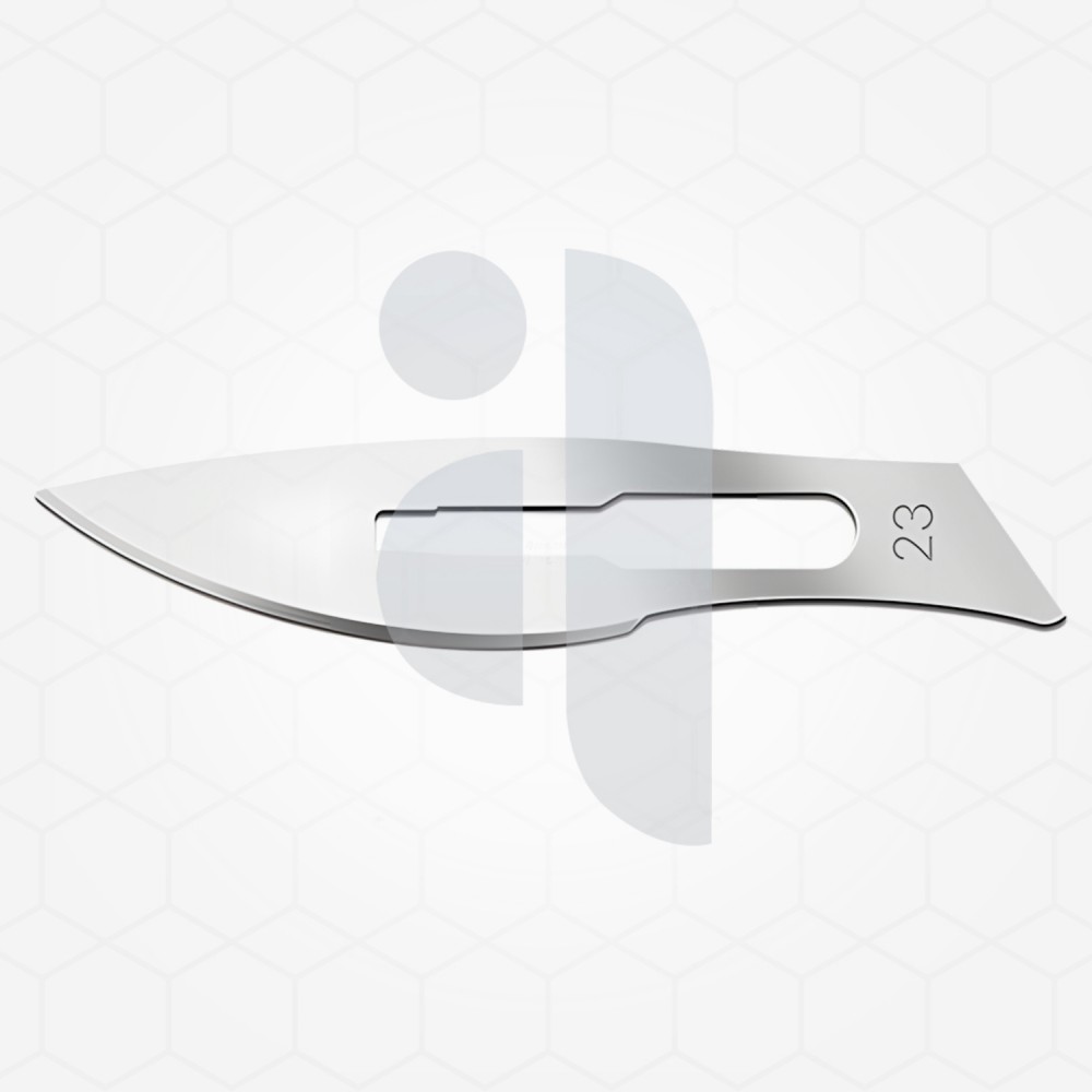 Stainless steel surgical blades, #23 blade size