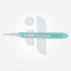 Stainless steel surgical safety blades, #15