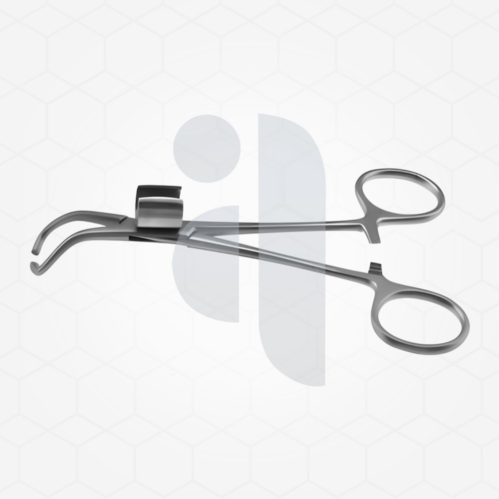 Tubing towel clamp forceps