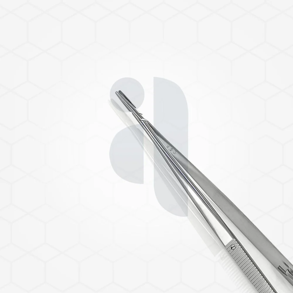 Micro Needle Holder - Flat Handle Diamond Jaws | AzeeMed Instruments