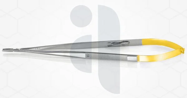 Micro Needle Holder - Flat Handle Diamond Jaws | AzeeMed Instruments